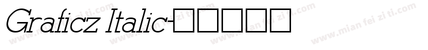 Graficz Italic字体转换